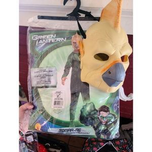 Green Lantern Tomar-Re Child Size Medium 5/7 New Halloween Costume with mask